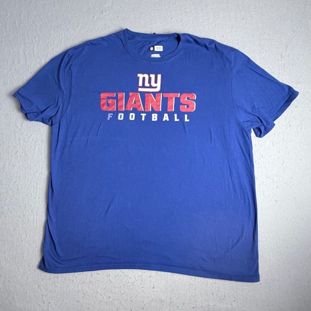 NY Giants Football NFL Mens 2XL Graphic T-Shirt G-Men Dart Skattebo Superbowl
